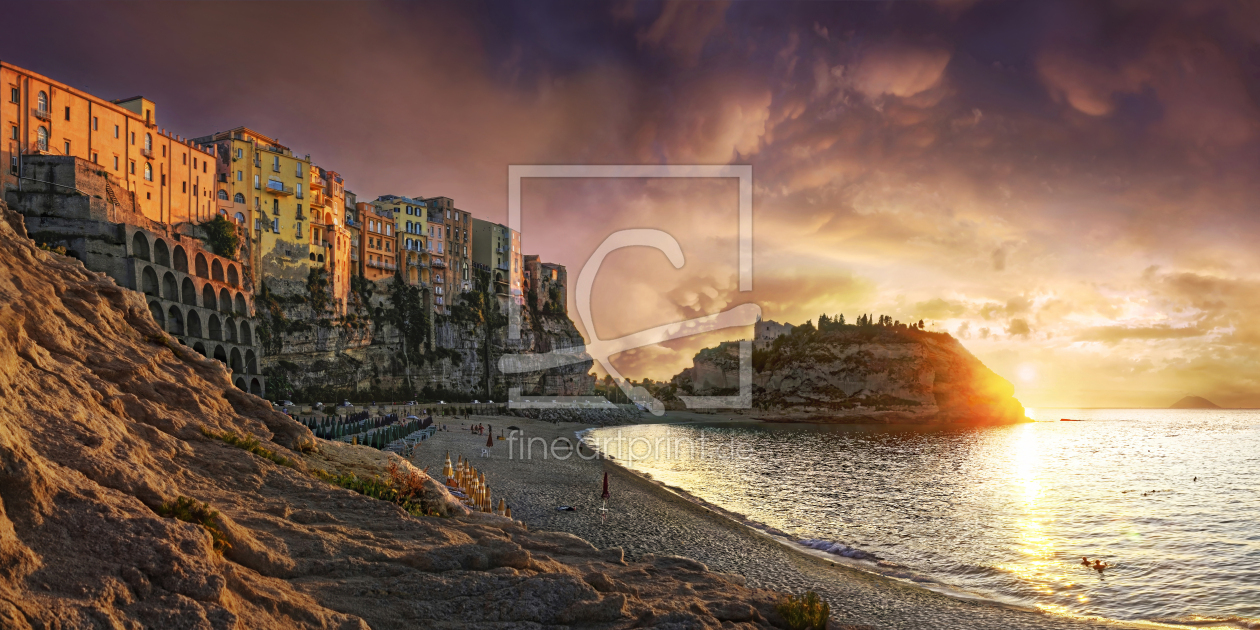 Bild-Nr.: 12937331 Tropea Sonnenuntergang erstellt von Michael  Rucker