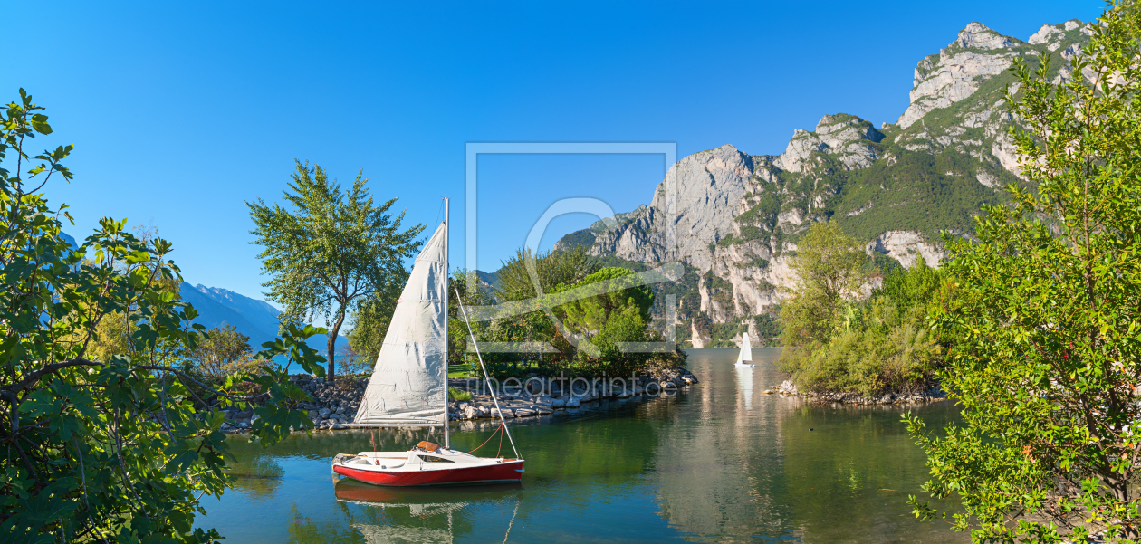 Bild-Nr.: 12937707 Hafenidylle Riva del Garda erstellt von SusaZoom