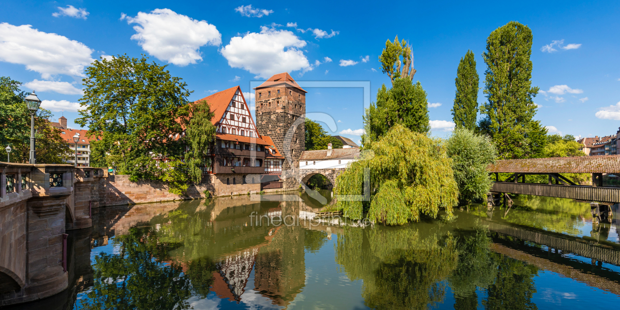 Bild-Nr.: 12938639 Altstadt mit Weinstadel und Wasserturm in Nürnberg erstellt von dieterich
