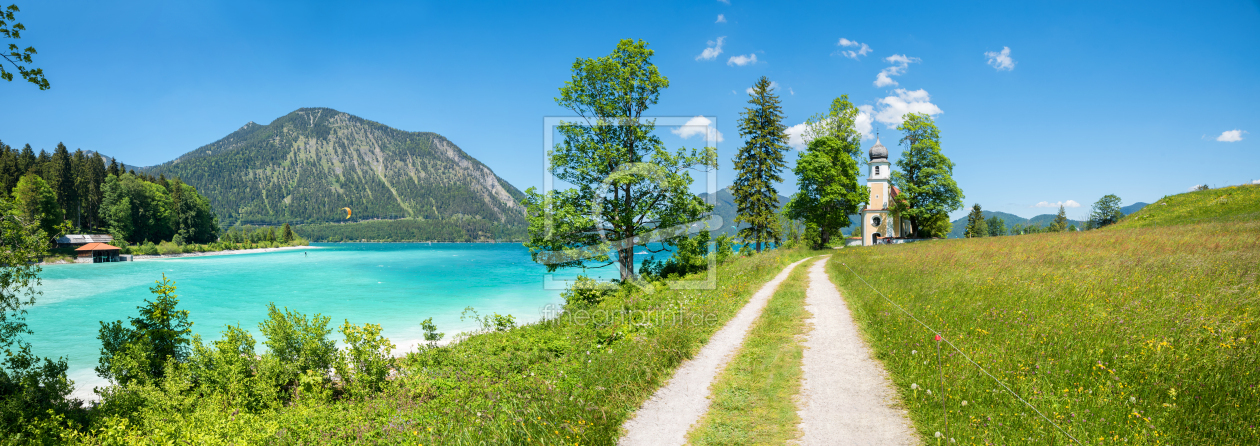 Bild-Nr.: 12938710 Frühlingsweg Halbinsel Zwergern am Walchensee  erstellt von SusaZoom