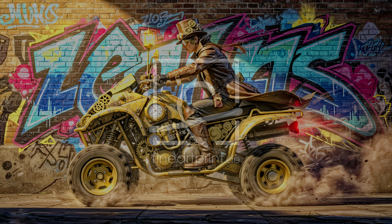 Bild-Nr.: 12939115 Steampunk Graffiti KI erstellt von XYRIUS