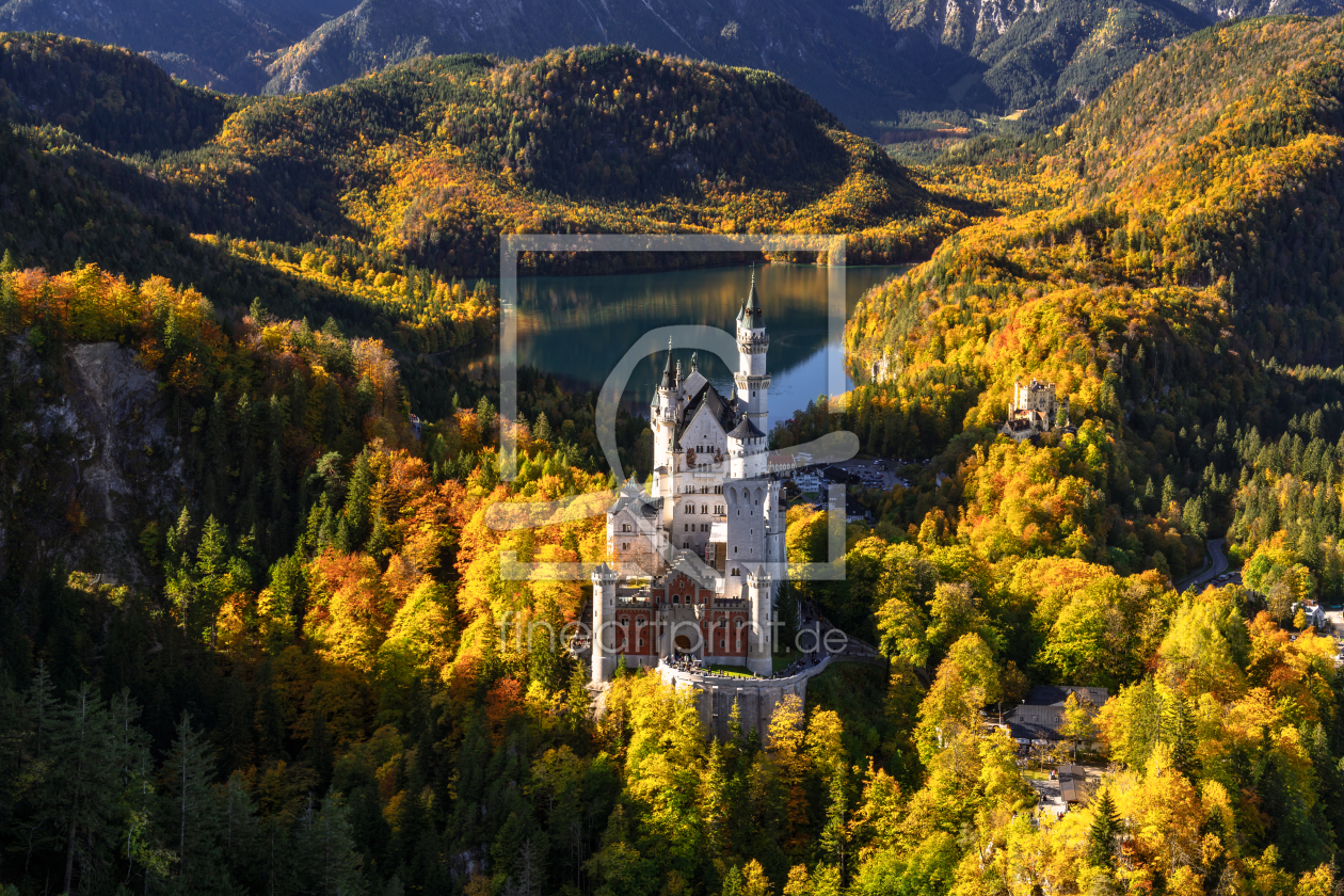 Bild-Nr.: 12939474 Schloss Neuschwanstein im Herbst erstellt von Achim Thomae