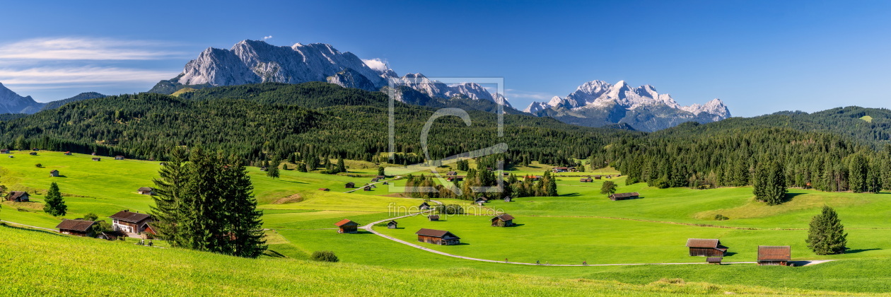 Bild-Nr.: 12939478 Wettersteingebirge im Sommer erstellt von Achim Thomae