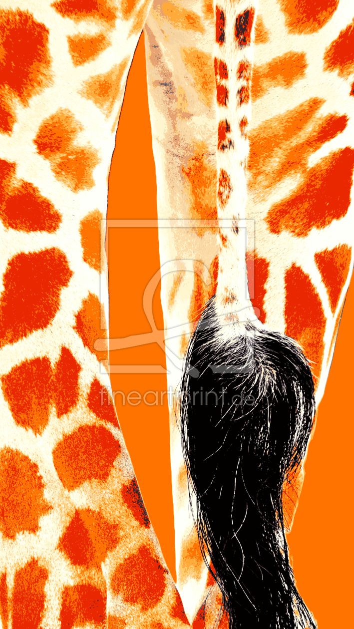 Bild-Nr.: 12940590 Der Schwanz einer Giraffe erstellt von Schwob