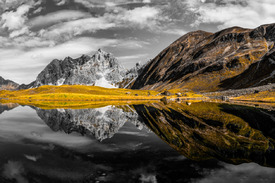 Herbstlicht über dem Eissee/12930254