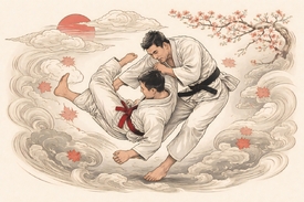 Der fließende Wurf  Harmonie im Kampfsport KI/12942044