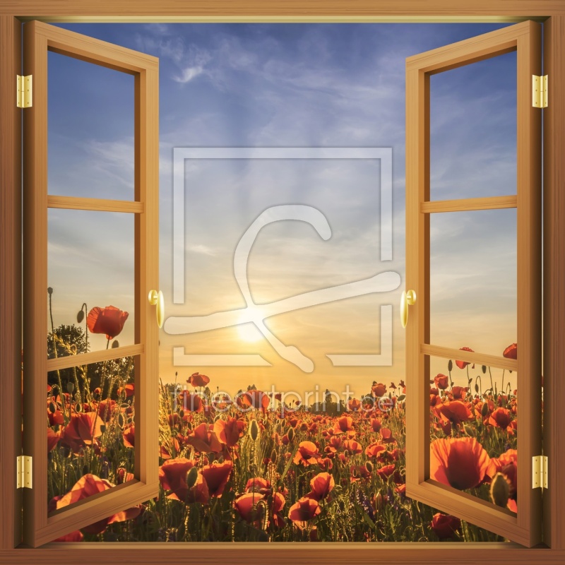 frei wählbarer Bildausschnitt für Ihr Bild auf Fensterfolie