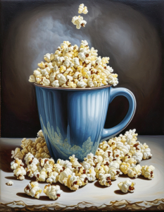 Bild-Nr: 12887546 Popcorn in der Tasse KI Erstellt von: XYRIUS