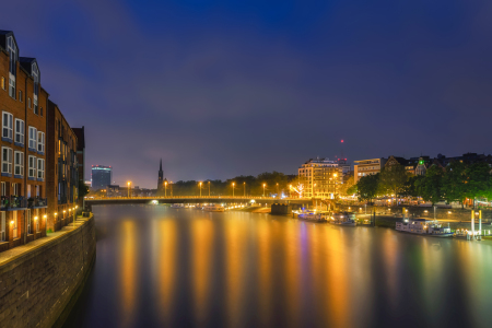 Bild-Nr: 12881539 Bremen - Weserpromenade - Schlachte Erstellt von: uh-Photography