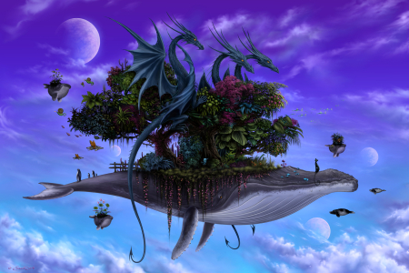Bild-Nr: 11360276 Drei Drachen Erstellt von: OceanPlanet