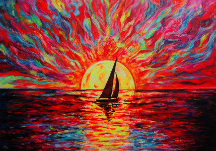 Bild-Nr: 11560448 Sunset at Sea - Sonnenuntergang Erstellt von: MargaritaArt