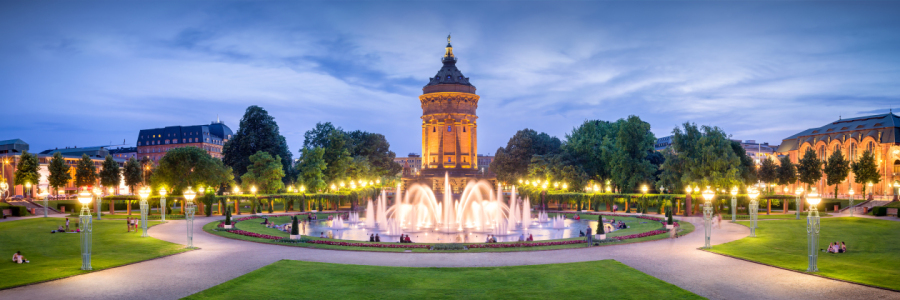 Bild-Nr: 11781794 Mannheim Wasserturm Panorama Erstellt von: eyetronic
