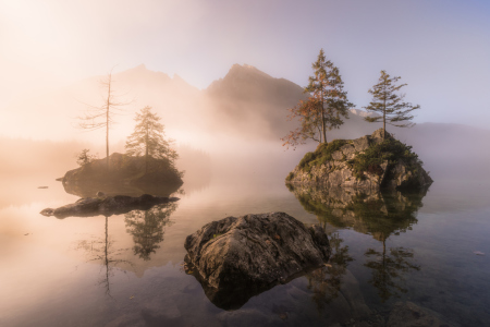 Bild-Nr: 12064818 Hintersee im Nebel 1 Erstellt von: Stefan Imig