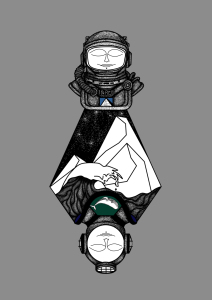 Bild-Nr: 12381761 \'Astronaut und Taucher\' Erstellt von: DruDesign