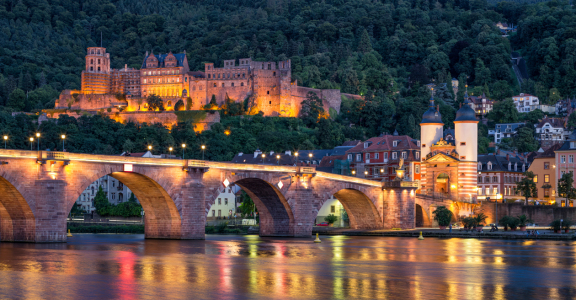 Bild-Nr: 12403424 Heidelberger Schloss und Alte Brücke Erstellt von: eyetronic