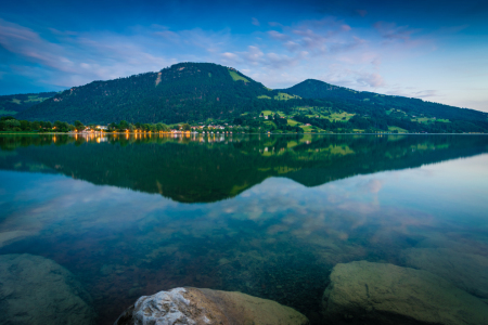 Bild-Nr: 12621797 Blaue Stunde am Alpsee in Immenstadt Erstellt von: Martin Martin Wasilewski