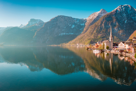 Bild-Nr: 12629458 Hallstatt am Morgen Erstellt von: Martin Martin Wasilewski