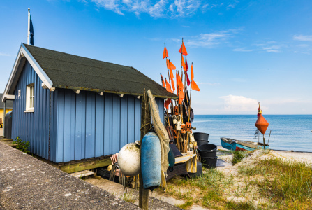 Bild-Nr: 12728877 Fischerhütte am Strand   Erstellt von: Ursula Reins