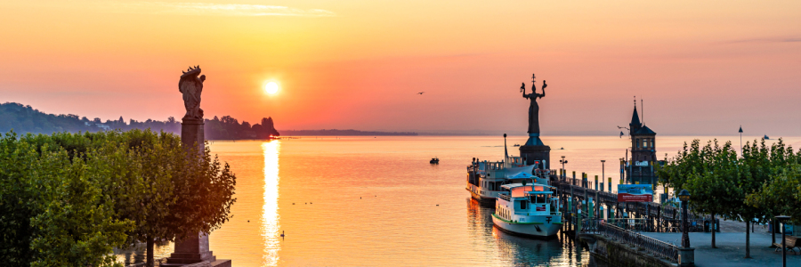 Bild-Nr: 12769519 Panorama Sonnenaufgang in Konstanz am Bodensee Erstellt von: dieterich