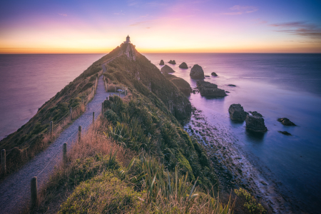 Bild-Nr: 12777418 Nugget Point Leuchtturm Dämmerung Erstellt von: Jean Claude Castor