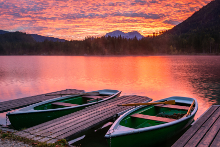 Bild-Nr: 12797961 Morgenröte am Hintersee Erstellt von: Martin Martin Wasilewski
