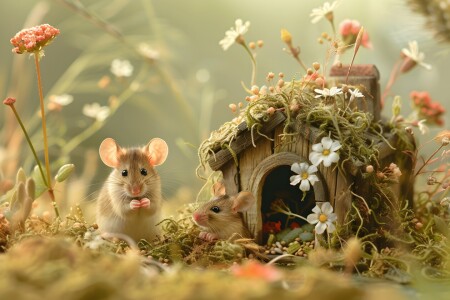 Bild-Nr: 12827948 Familie Maus 2 ki Erstellt von: Heike  Hultsch