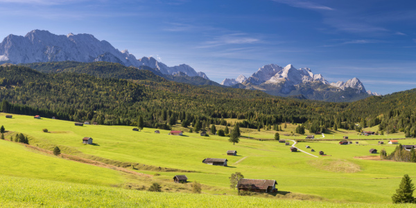 Bild-Nr: 12829425 Buckelwiesen und Zugspitze Erstellt von: Walter G. Allgöwer