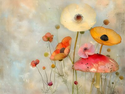 Bild-Nr: 12836056 Wiesenblumen KI Erstellt von: Heike  Hultsch