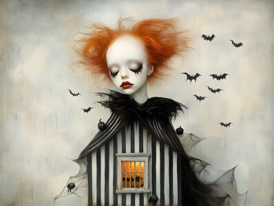 Bild-Nr: 12848081 Halloween 1 KI Erstellt von: Heike  Hultsch