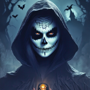 Bild-Nr: 12848331 Halloweenmaske KI Erstellt von: XYRIUS