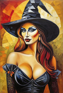 Bild-Nr: 12849219 Lady Halloween KI Erstellt von: XYRIUS