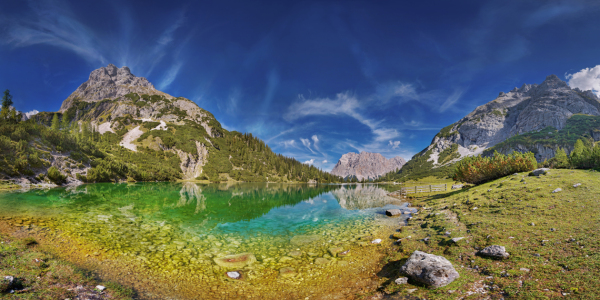 Bild-Nr: 12852914 Seebensee Panorama mit Zugspitze Erstellt von: Michael und Elisabeth Rucker