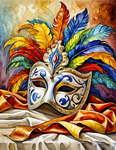 Bild-Nr: 12871338 Masken Impression KI Erstellt von: XYRIUS