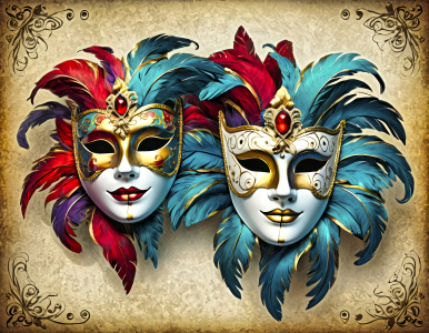 Bild-Nr: 12871438 Maskengala KI Erstellt von: XYRIUS