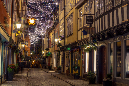 Bild-Nr: 12873017 Erfurt Krämerbrücke zu Weihnachten Erstellt von: Sandra Höfer
