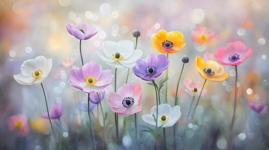 Bild-Nr: 12883882 Bunte Sommerblumen KI Erstellt von: Heike  Hultsch
