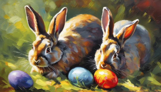 Bild-Nr: 12887008 Frohe Ostern KI Erstellt von: XYRIUS