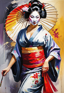 Bild-Nr: 12887762 Geisha KI Erstellt von: XYRIUS