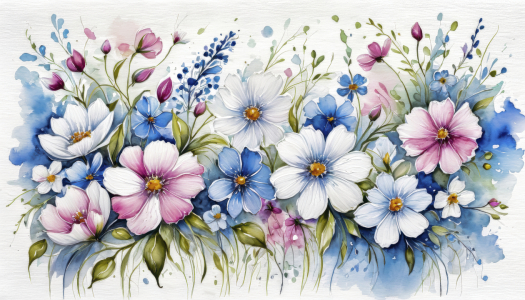 Bild-Nr: 12889650 Kirschblüten KI Erstellt von: XYRIUS