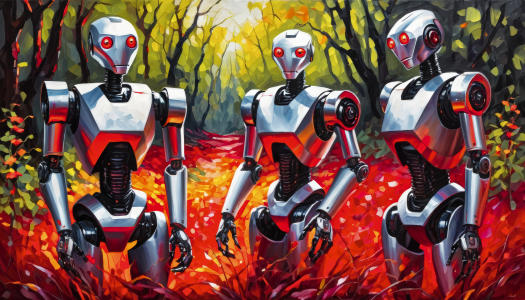 Bild-Nr: 12896766 Humanoide im Wald KI Erstellt von: XYRIUS