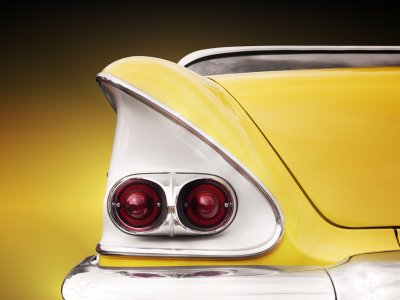 Bild-Nr: 12900621 Amerikanischer Oldtimer Bel Air 1958 Heck Erstellt von: Beate Gube