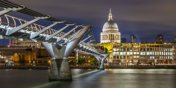 Bild-Nr: 12906493 LONDON St Paul's im Lichterglanz - Panorama Erstellt von: Melanie Viola