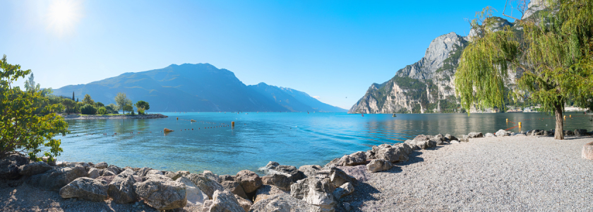 Bild-Nr: 12908071 Badestrand Riva del Garda am Gardasee Erstellt von: SusaZoom
