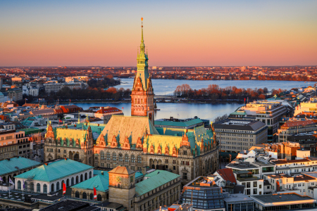 Bild-Nr: 12908782 Sonnenuntergang in Hamburg Erstellt von: Mapics
