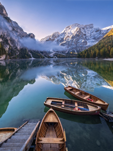 Bild-Nr: 12909635 Herbst am Pragser Wildsee Südtirol Erstellt von: Achim Thomae