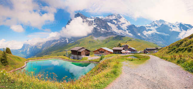 Bild-Nr: 12909786 Dreigestirn Kleine Scheidegg Berner Oberland Erstellt von: SusaZoom