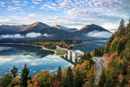 Bild-Nr: 12909944 Herbst am Sylvensteinstausee Bayern Erstellt von: Achim Thomae