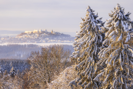Bild-Nr: 12910424 Blick zum Schloss Augustusburg im Winter Erstellt von: Daniela Beyer