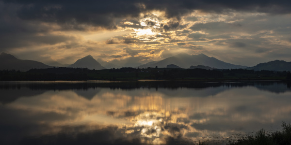 Bild-Nr: 12911657 Abendstille am Hopfensee Erstellt von: Walter G. Allgöwer
