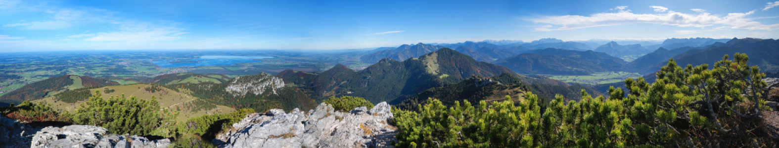 Bild-Nr: 12912085 Gipfelpanorama Kampenwand Oberbayern Erstellt von: SusaZoom